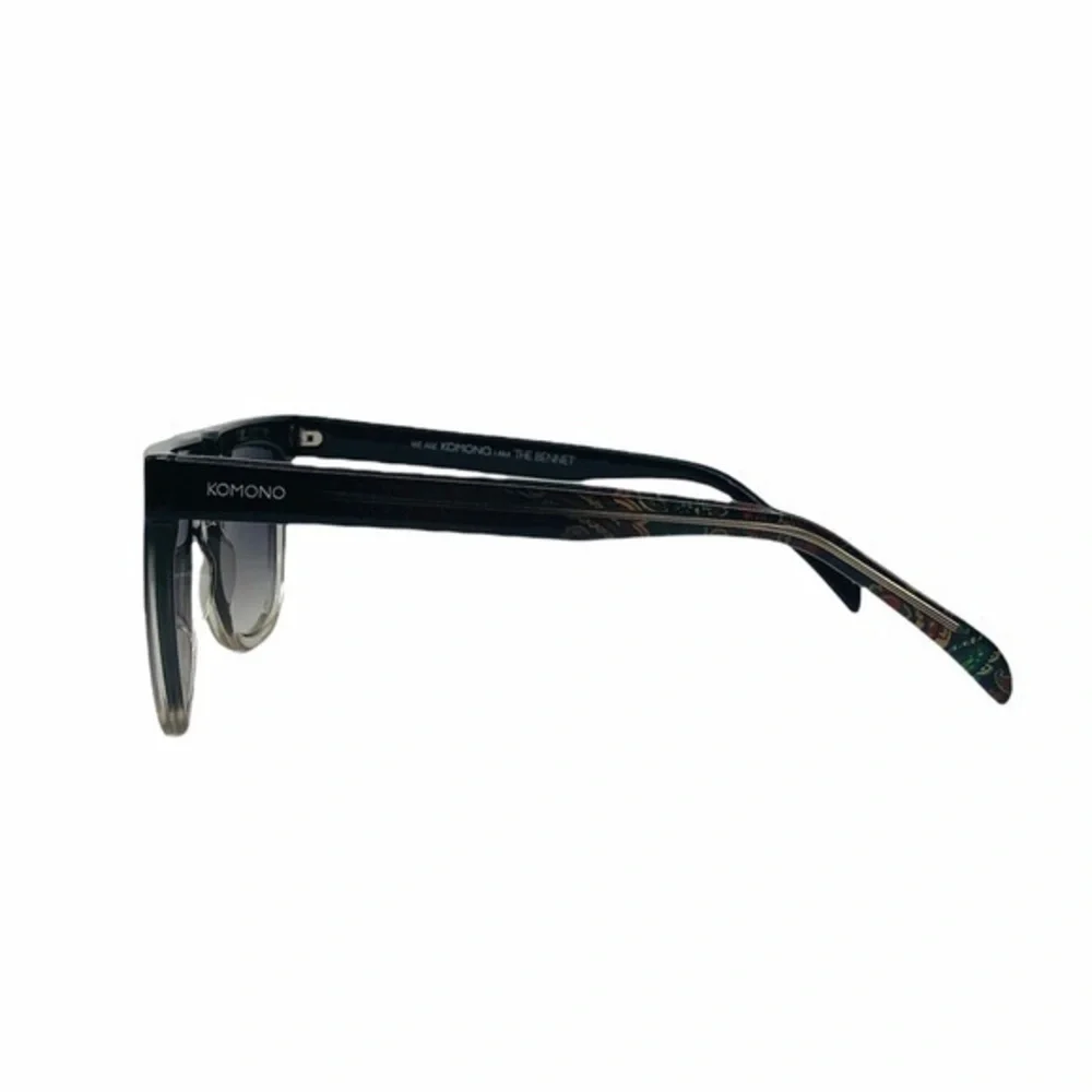 KOMONO - Bennet Paisley Sunglasses NEW gray black ombré